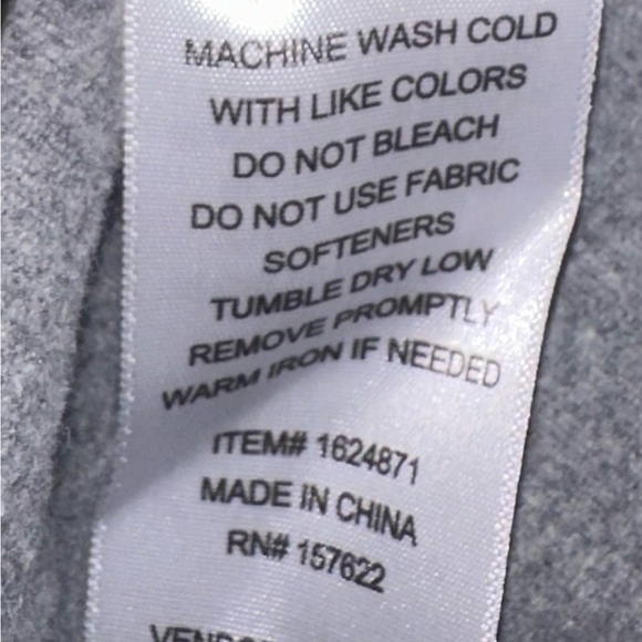 Eddie Bauer Double Brushed Chamois Shirt Mens Large Gray Button Up NWT - Picture 4 of 6